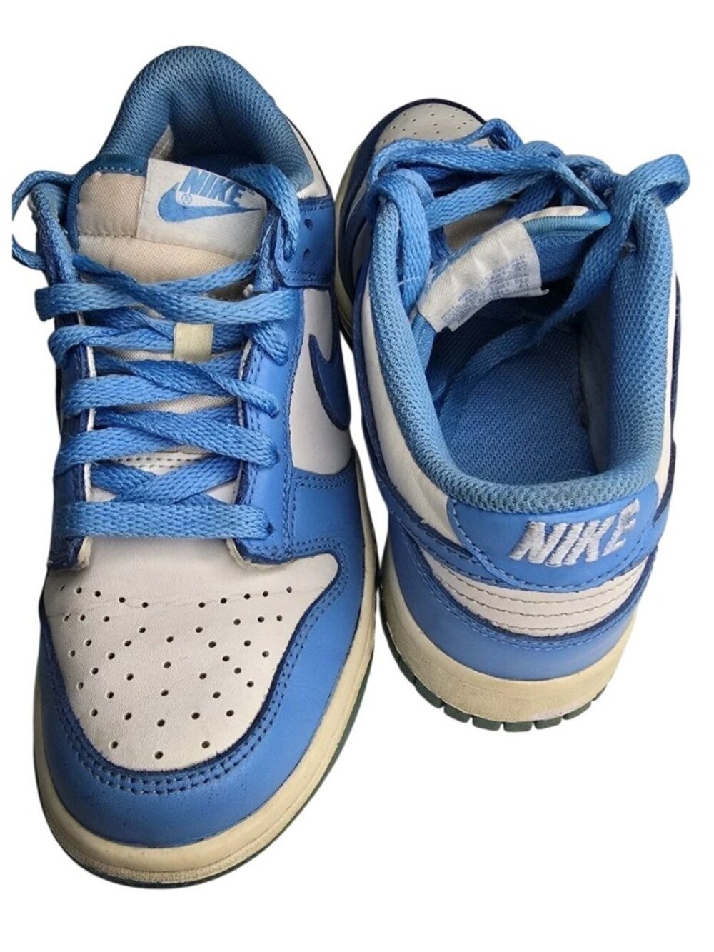 Nike Dunk Low Retro UNC Blue/White Youth Shoes Size 5Y